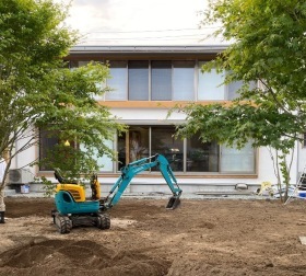 アトリエの植栽